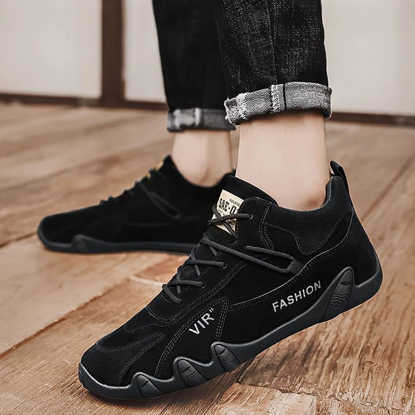 Mens Running Shoe Steel Toe Shoes for Men Lace up Extra Wide Dress Shoes for Men Sports Shoes for Men Popular Labor Work Shoes Wear High Top Board Shoes Casual Leisure Shoes Mens Leather Casua