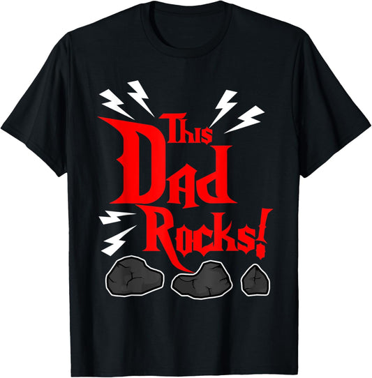 Mens Dad Rock Collector Geologist Fathers Day Geology Collecting T-Shirt