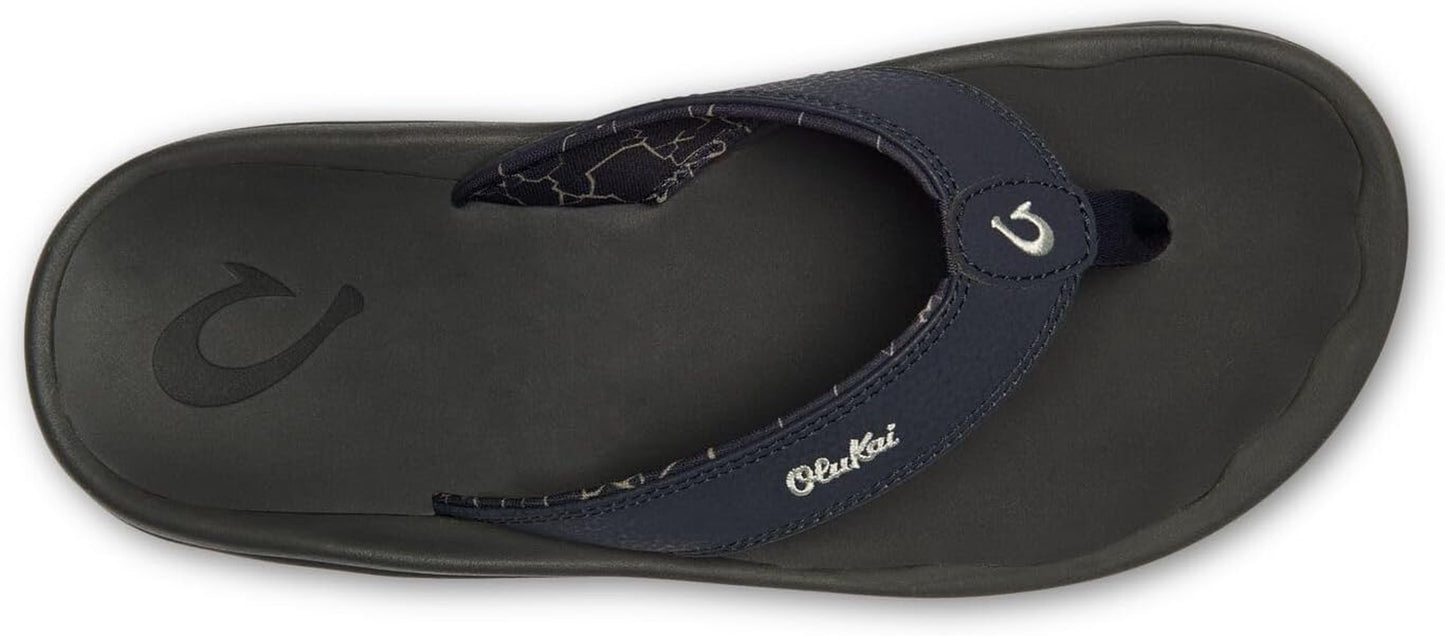 Ohana Men'S Beach Sandals, Water Resistant Flip Flops, Arch Support & Comfort Fit, Lightweight & Durable, Enhanced Grip & Traction